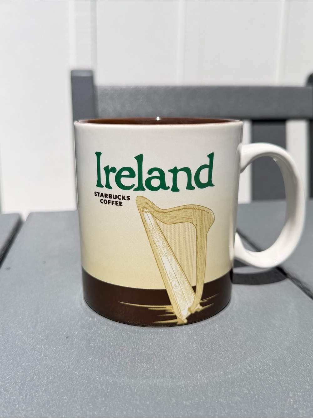 🇺🇸 SALE 🇺🇸 Starbucks Ireland Ceramic Mug 16 oz — Cream, Brown & Green